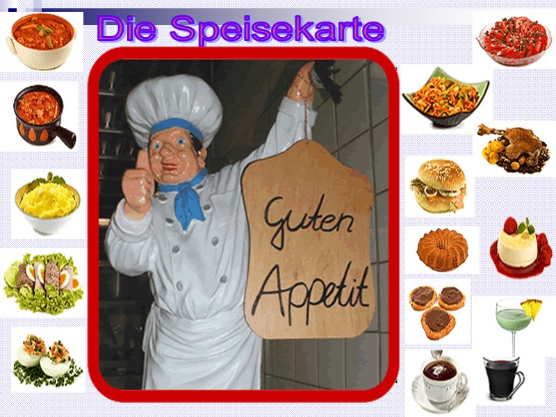 Die Speisekarte